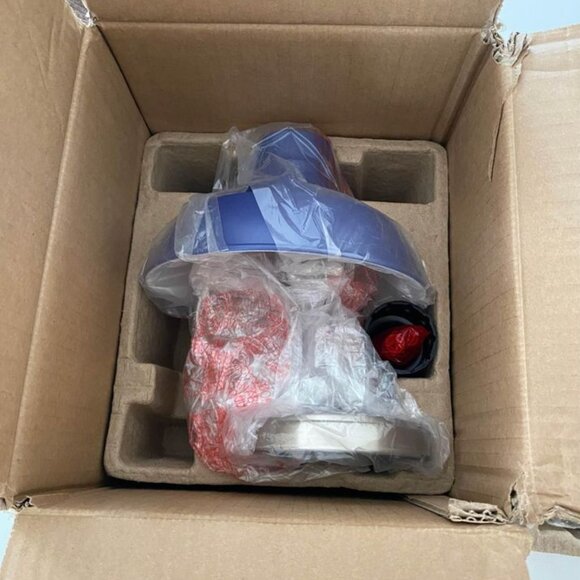 Hampton Bay Vanity Light with Blue Shades - Elmcroft Light Brushed Nickel - Picture 7 of 12